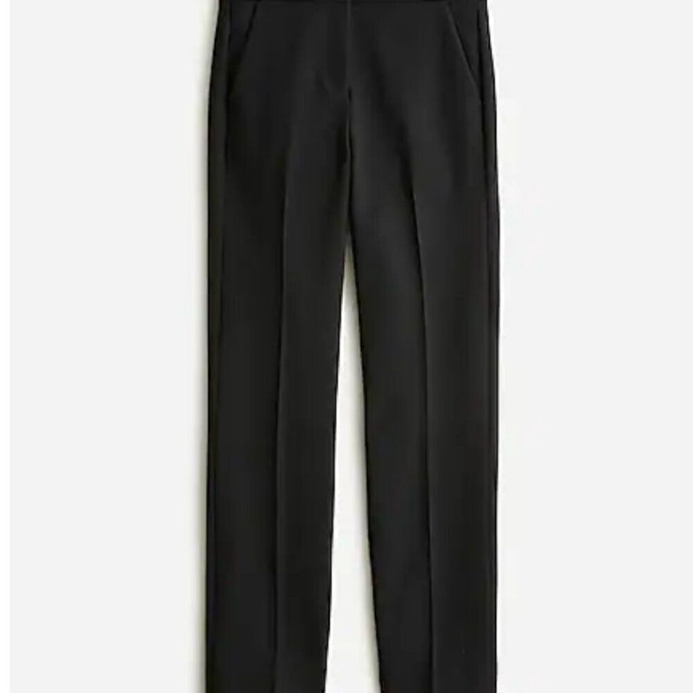 J. Crew Kate straight-leg pant in four-season stretch Black NWT size 8 - Picture 5 of 11